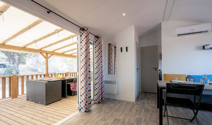 Mobil-home | Premium | 4 Ch. | 8 pers. | Terrasse Lounge | A/C | TV 3