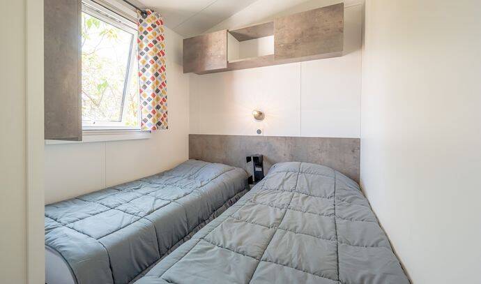 Mobil-home | Premium | 4 Ch. | 8 pers. | Terrasse Lounge | A/C | TV 10