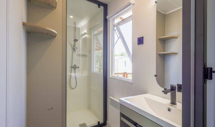 Mobil-home | Comfort | 4 Ch. | 8 pers. | Terrasse Lounge | A/C | TV 7