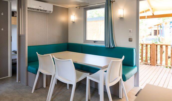 Mobil-home | Premium | 2 Ch. | 4 pers. | Terrasse simple | A/C | TV 2