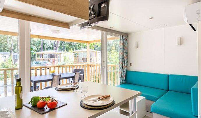 Mobil-home | Premium Exclusive | 2 Ch. | 4 pers. | Terrasse surélevée | A/C | TV 2