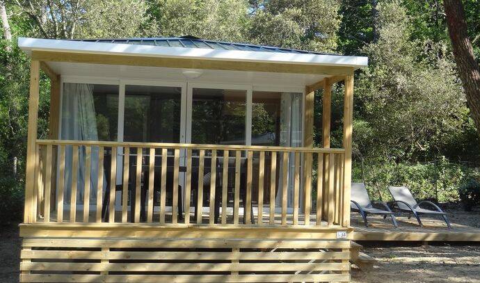 Mobil-home | Premium Exclusive | 2 Ch. | 4 pers. | Terrasse surélevée | A/C | TV 0