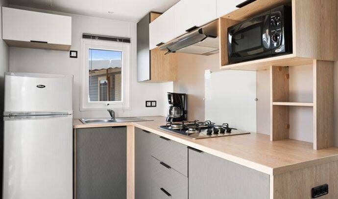 Mobil-home | Premium | 2 Ch. | 5 pers. | Terrasse surélevée | A/C | TV 4