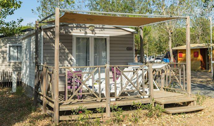 Mobil-home | Premium | 2 Ch. | 5 pers. | Terrasse surélevée | A/C | TV 0