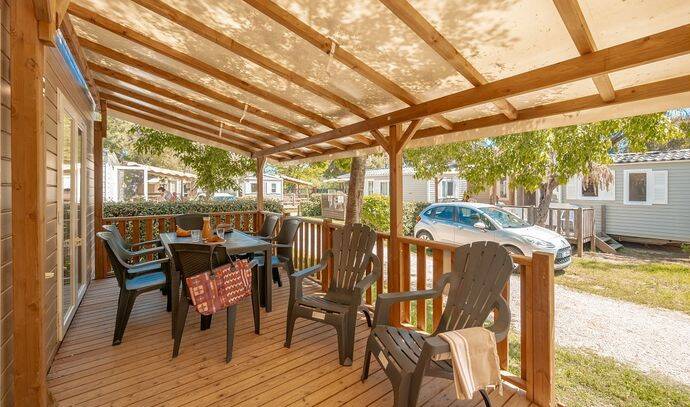 Mobil-home | Premium | 2 Ch. | 4 pers. | Terrasse surélevée | A/C 1