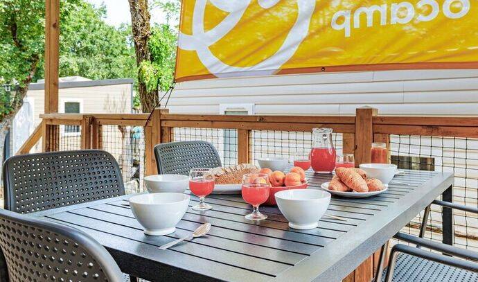Mobil-home | Premium | 2 Ch. | 4 pers. | Terrasse surélevée | A/C 1