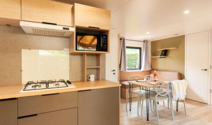 Mobil-home | Premium | 2 Ch. | 4 pers. | Terrasse surélevée | A/C 2