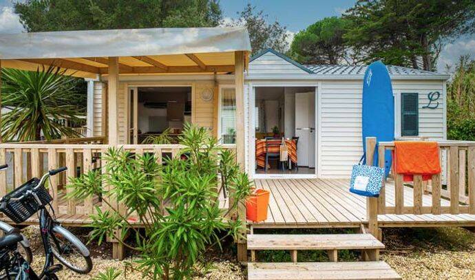 Mobil-home | Ultimate | 2 Ch. | 4 pers. | Terrasse Lounge | A/C | TV 0