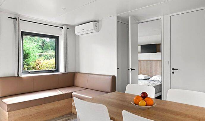 Mobil-home | Premium | 2 Ch. | 4 pers. | Terrasse surélevée | A/C | TV 1