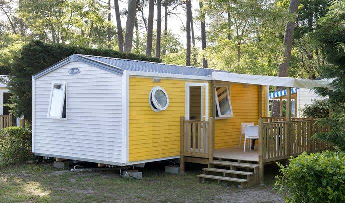 Mobil-home | Premium | 2 Ch. | 4 pers. | Terrasse surélevée | A/C | TV 0