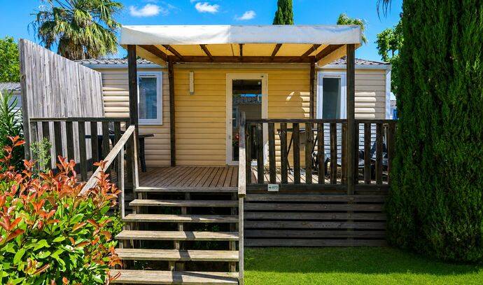 Mobil-home | Premium | 2 Ch. | 4 pers. | Terrasse surélevée | A/C | TV 1