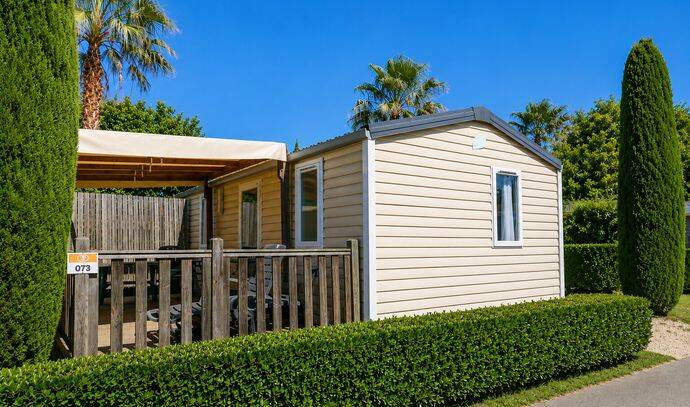 Mobil-home | Premium | 2 Ch. | 4 pers. | Terrasse surélevée | A/C | TV 0