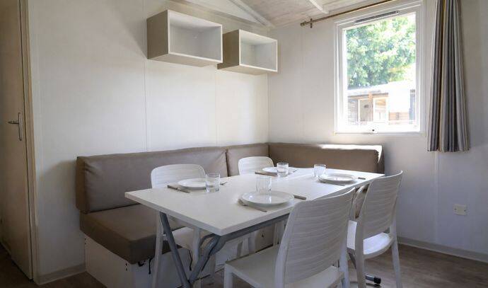 Mobil-home | Premium | 2 Ch. | 4 pers. | Terrasse surélevée | A/C | TV 3