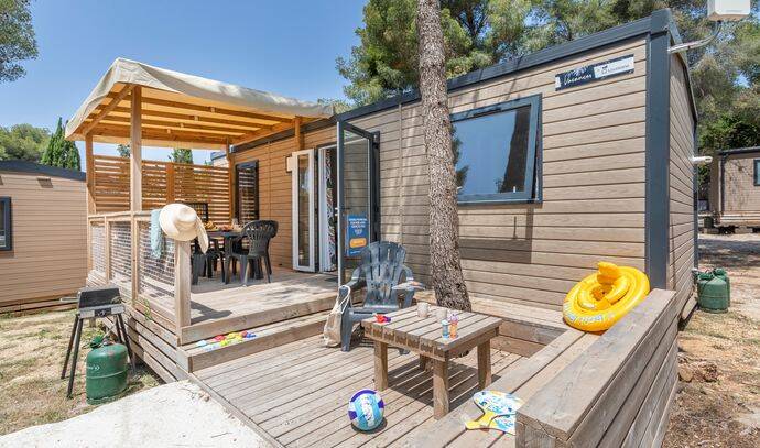 Mobil-home | Premium | 2 Ch. | 4 pers. | Terrasse surélevée | A/C 1
