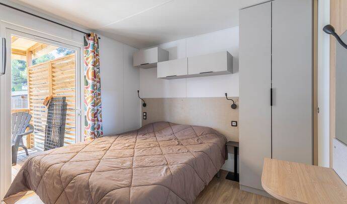 Mobil-home | Premium | 2 Ch. | 4 pers. | Terrasse surélevée | A/C | TV 6