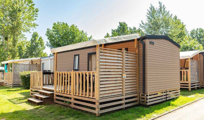 Mobil-home | Premium | 2 Ch. | 4 pers. | Terrasse surélevée | A/C | TV 0