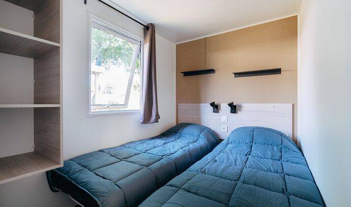 Mobil-home | Premium | 2 Ch. | 4 pers. | Terrasse Lounge | A/C 7