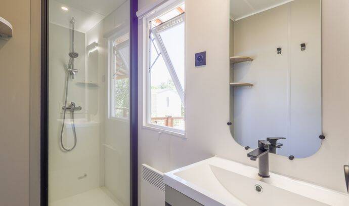Mobil-home | Premium | 2 Ch. | 4 pers. | Terrasse Lounge | A/C 6