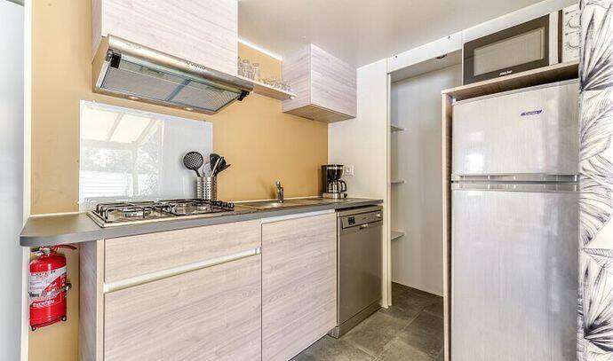 Mobil-home | Premium | 2 Ch. | 4 pers. | Terrasse Lounge | A/C 3