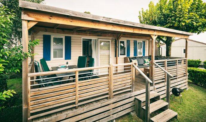 Mobil-home | Premium | 2 Ch. | 5 pers. | Terrasse Lounge | A/C 0