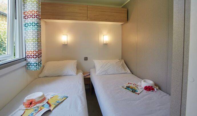 Mobil-home | Premium | 2 Ch. | 5 pers. | Terrasse Lounge | A/C 5