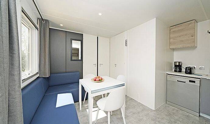 Mobil-home | Premium | 3 Ch. | 6 pers. | Terrasse surélevée | A/C 3
