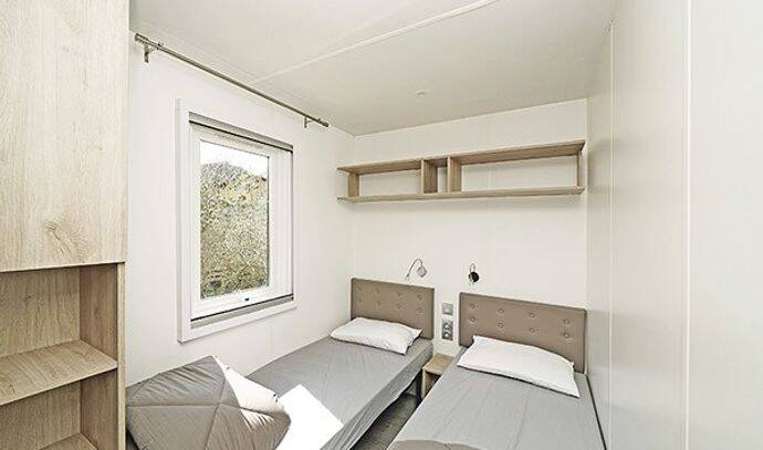 Mobil-home | Premium | 3 Ch. | 6 pers. | Terrasse surélevée | A/C 7