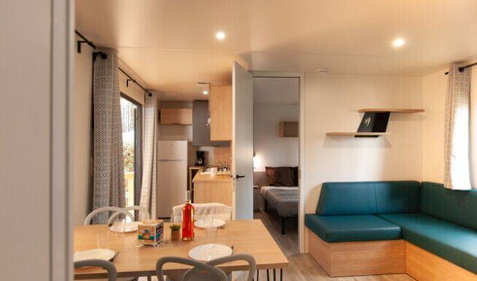 Mobil-home | Premium | 3 Ch. | 6 pers. | Terrasse couverte | A/C | TV 3