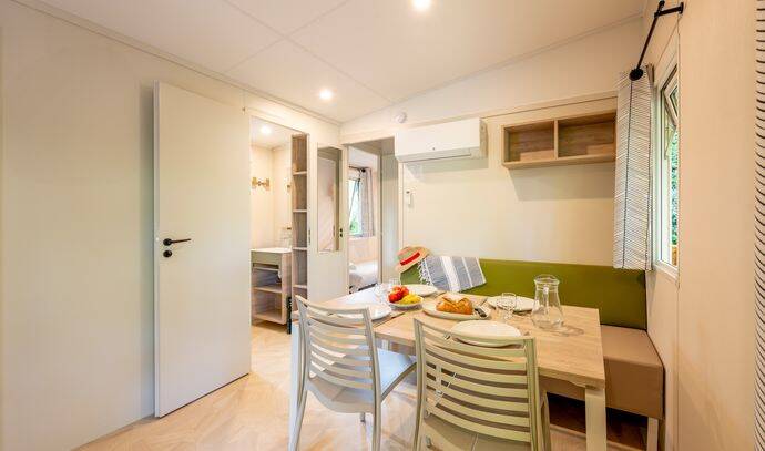 Mobil-home | Premium | 3 Ch. | 6 pers. | Terrasse couverte | A/C | TV 3