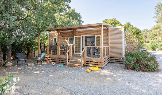 Mobil-home | Premium | 3 Ch. | 6 pers. | Terrasse couverte | A/C | TV 0