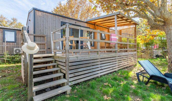 Mobil-home | Premium | 3 Ch. | 6 pers. | Terrasse couverte | A/C | TV 0