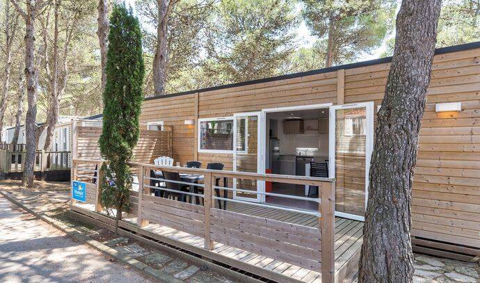 Mobil-home | Premium | 3 Ch. | 6 pers. | Terrasse surélevée non couverte | A/C 0