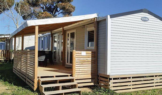 Mobil-home | Premium | 3 Ch. | 6 pers. | Terrasse surélevée | A/C 0