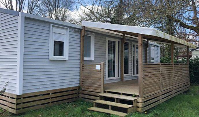 Mobil-home | Premium | 3 Ch. | 6 pers. | Terrasse surélevée | A/C 1