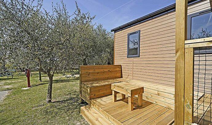 Mobil-home | Premium | 3 Ch. | 6 pers. | Terrasse surélevée | A/C 1