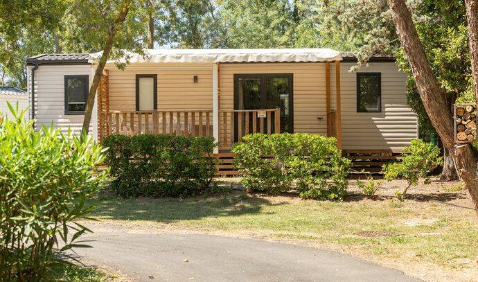 Mobil-home | Premium | 3 Ch. | 6 pers. | Terrasse surélevée | A/C | TV 0