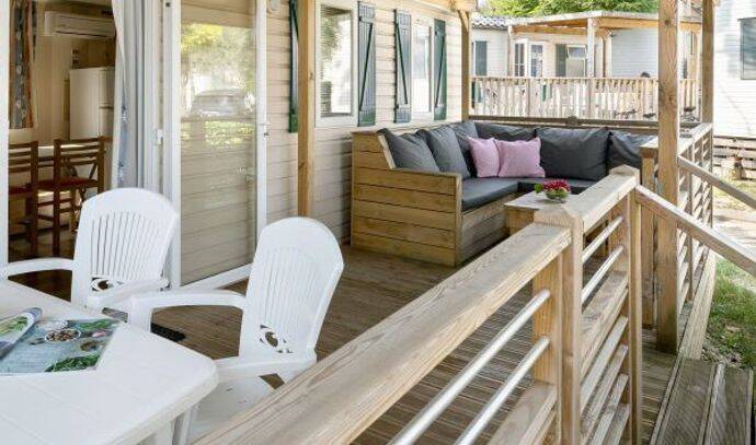 Mobil-home | Premium | 3 Ch. | 6 pers. | Terrasse Lounge | A/C 1