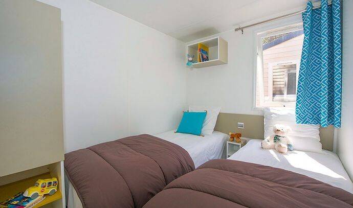 Mobil-home | Premium | 3 Ch. | 6 pers. | Terrasse Lounge | A/C 4