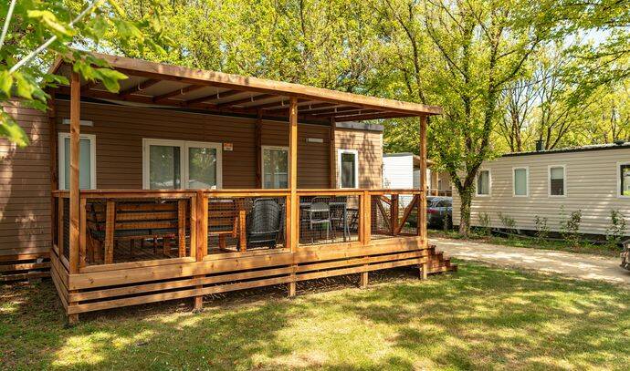 Mobil-home | Premium | 3 Ch. | 6 pers. | Terrasse Lounge | A/C 0