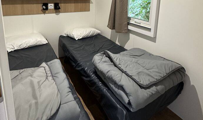 Mobil-home | Premium | 3 Ch. | 6 pers. | Terrasse Lounge | A/C 5