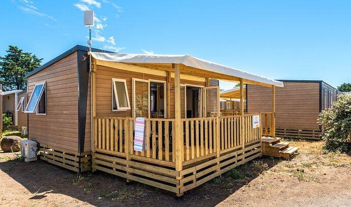 Mobil-home | Premium | 3 Ch. | 6 pers. | Terrasse surélevée | A/C 0