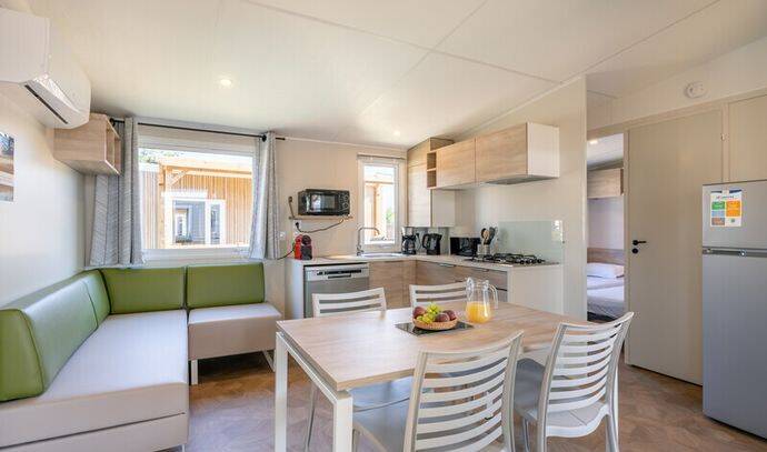 Mobil-home | Premium | 3 Ch. | 6 pers. | Terrasse Lounge | A/C 2