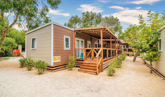 Mobil-home | Premium | 3 Ch. | 6 pers. | Terrasse surélevée | A/C 1