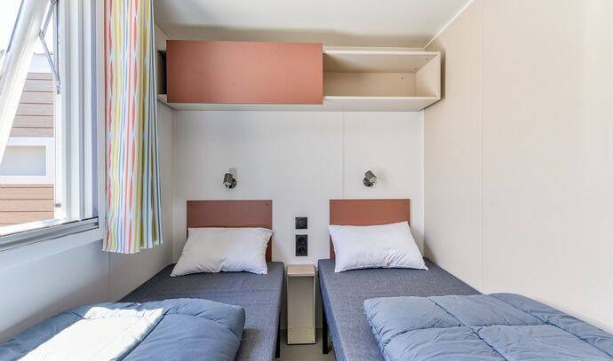 Mobil-home | Premium | 3 Ch. | 6 pers. | Terrasse Lounge | A/C | TV 7