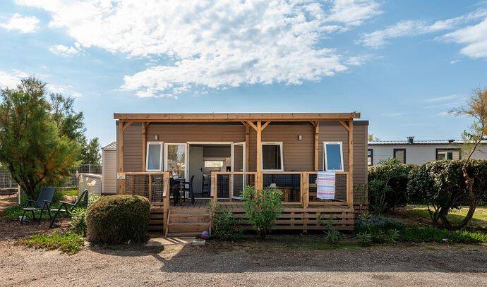 Mobil-home | Premium | 3 Ch. | 6 pers. | Terrasse Lounge | A/C | TV 0