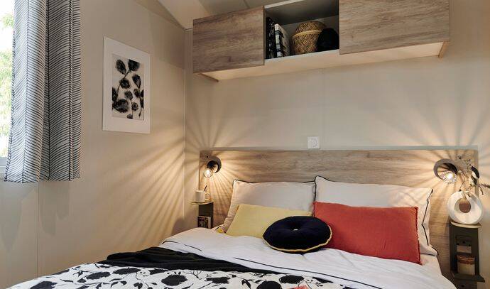 Mobil-home | Premium | 3 Ch. | 6 pers. | Terrasse Lounge | A/C | TV 4