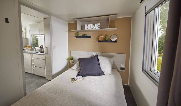 Mobil-home | Premium | 3 Ch. | 6 pers. | Terrasse Lounge | A/C | TV 4