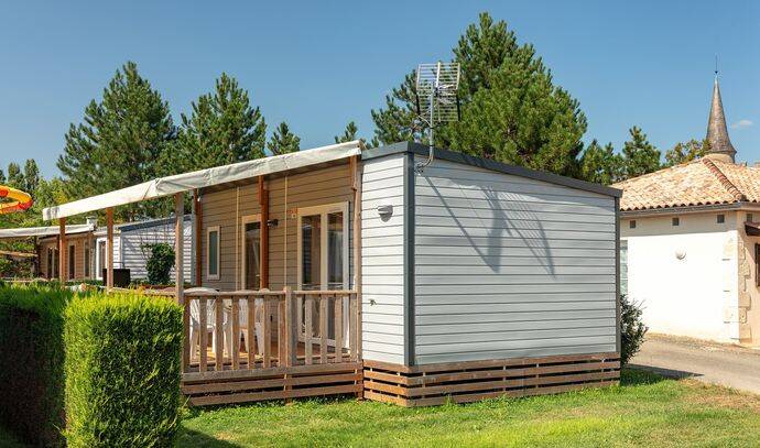 Mobil-home | Premium | 3 Ch. | 6 pers. | Terrasse Lounge | A/C | TV 0