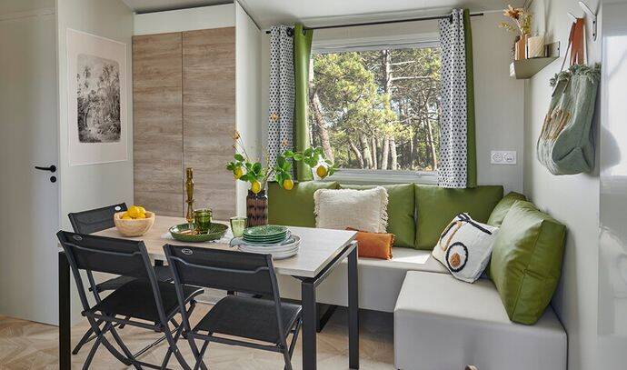 Mobil-home | Premium | 3 Ch. | 6 pers. | Terrasse Lounge | A/C | TV 3