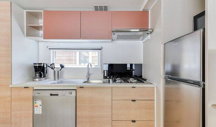 Mobil-home | Premium | 3 Ch. | 6 pers. | Terrasse Lounge | A/C | TV 3
